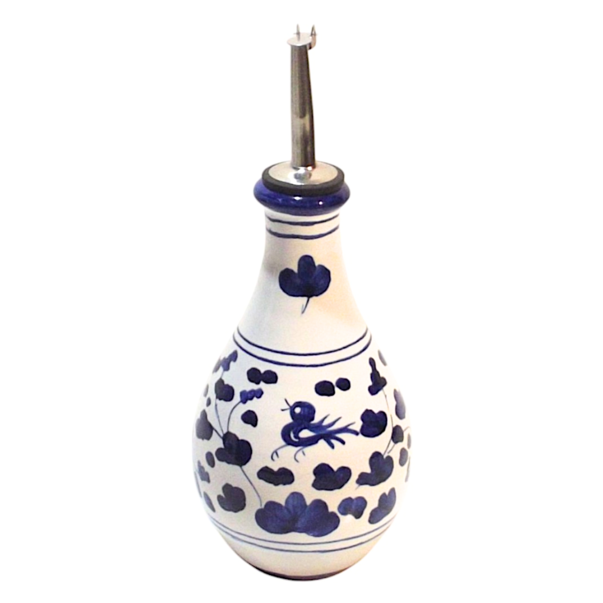 Bottiglia per olio in ceramica con tappo salvagoccia, 250ml 