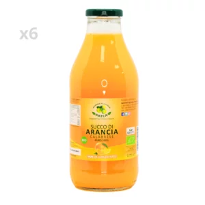 Succo di arancia calabrese biologico puro al 100%,  6x750ml