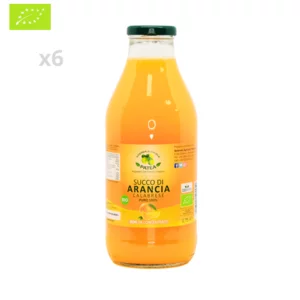 Succo di arancia calabrese biologico puro al 100%,  6x750ml