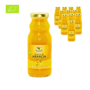 Succo di arancia calabrese biologico puro al 100%, 12x200ml