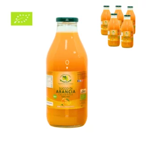 Succo di arancia calabrese biologico puro al 100%,  6x750ml