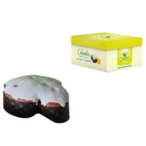 Colomba artigianale farcita con crema al bergamotto, 1kg