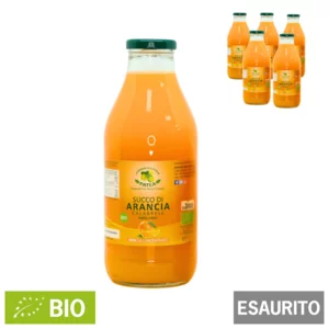 Succo di arancia calabrese biologico puro al 100%,  6x750ml