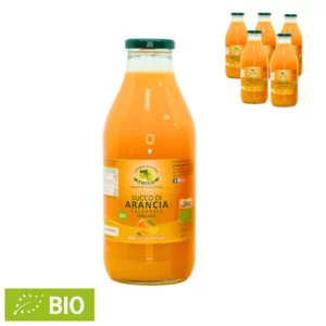 100% pur jus d'orange de Calabre biologique, 6x750ml