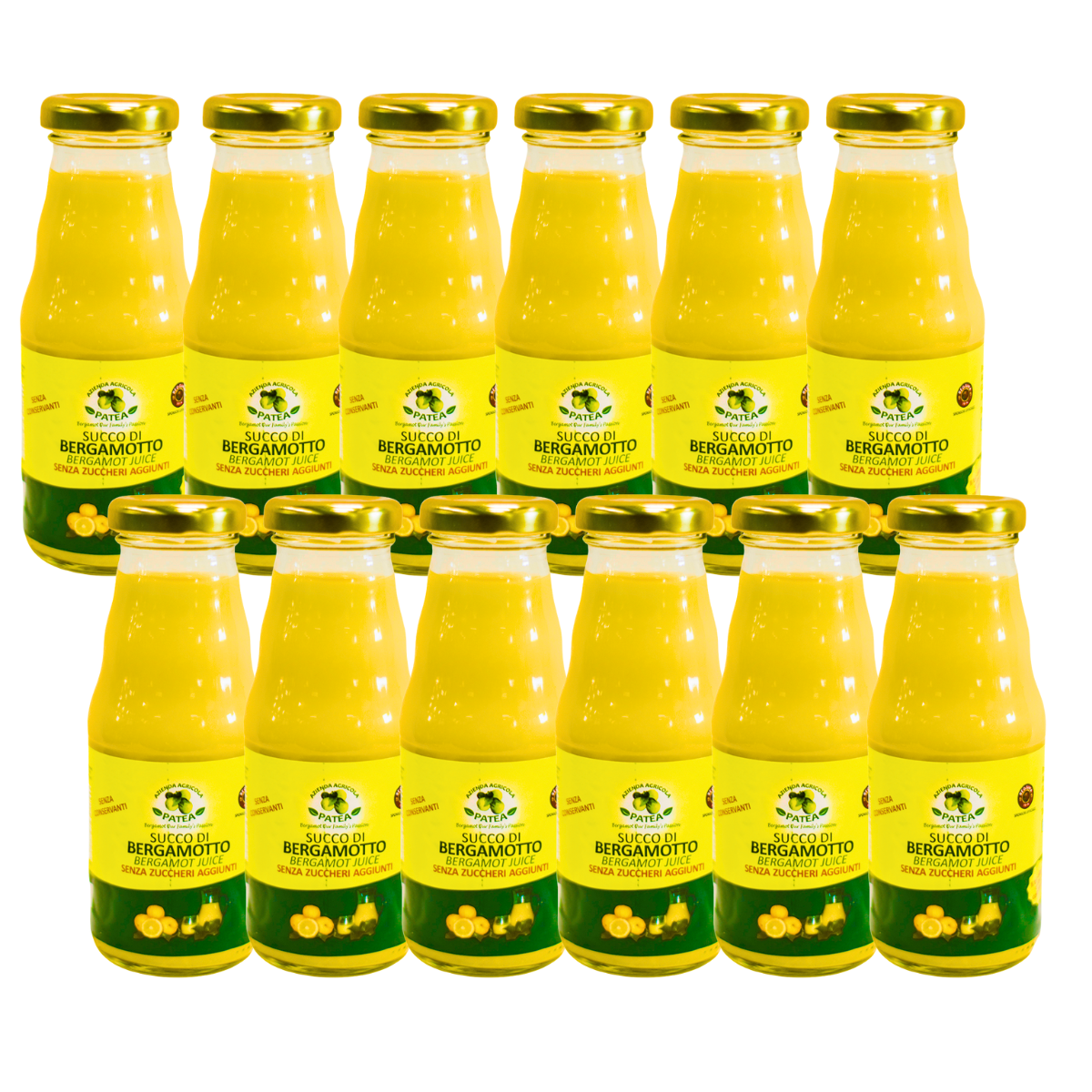 Bergamottesaft ohne Zucker, 12x200ml