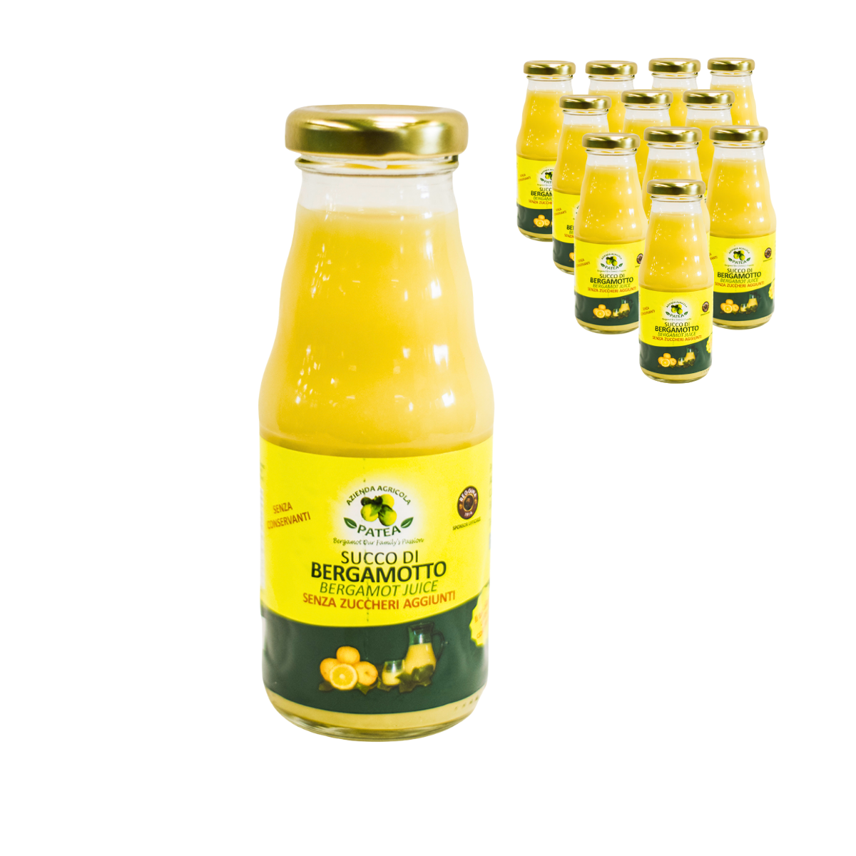 Bergamottesaft ohne Zucker, 12x200ml