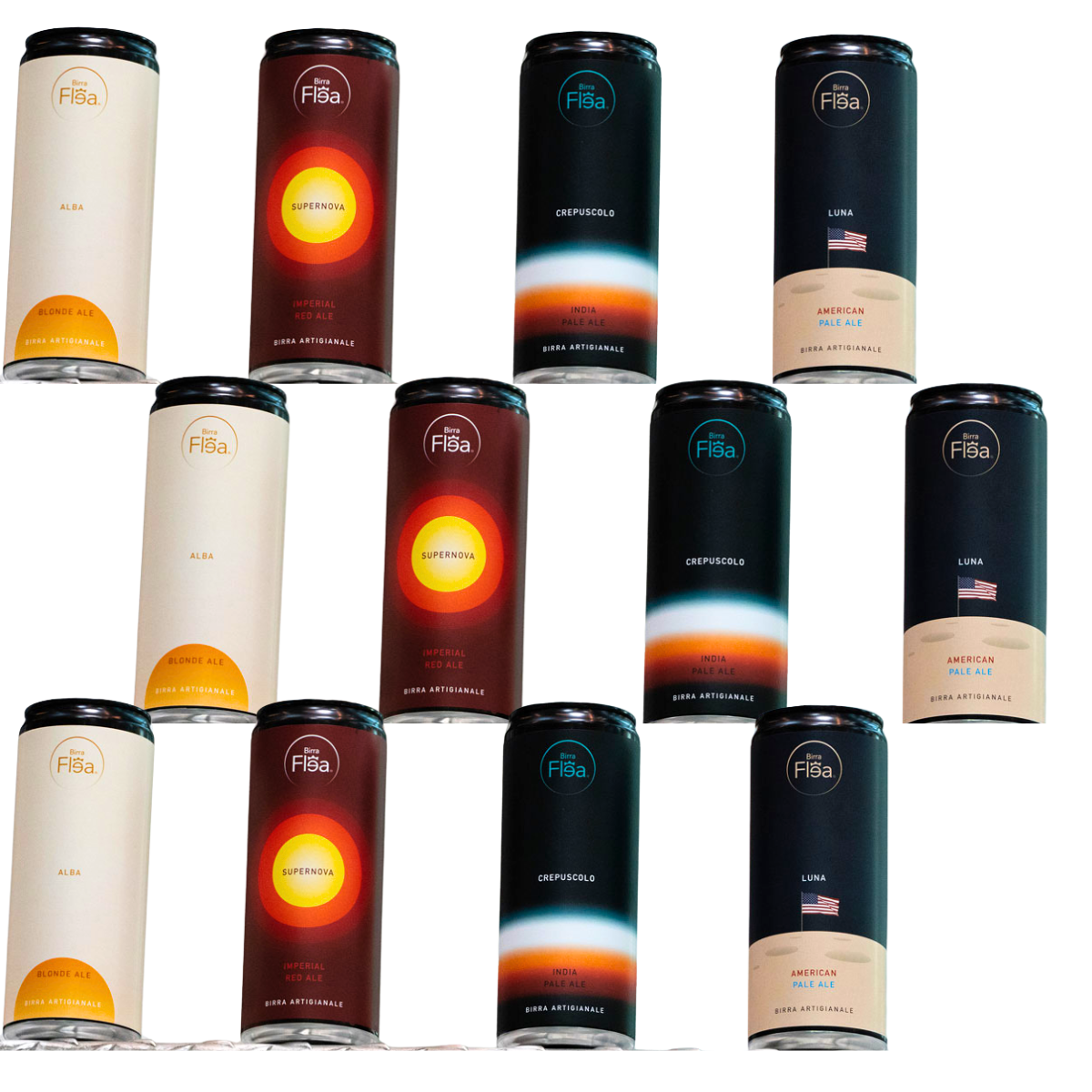 Universo Flea, set degustazione in lattina, 12x33 cl