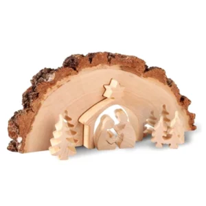 Berceaux en bois naturel, 20cm