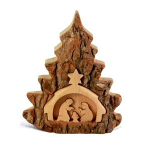 Berceau de jeunes arbres en bois, 16cm