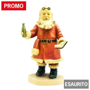 Statuina di Babbo Natale in legno, Soda Pope, 20cm