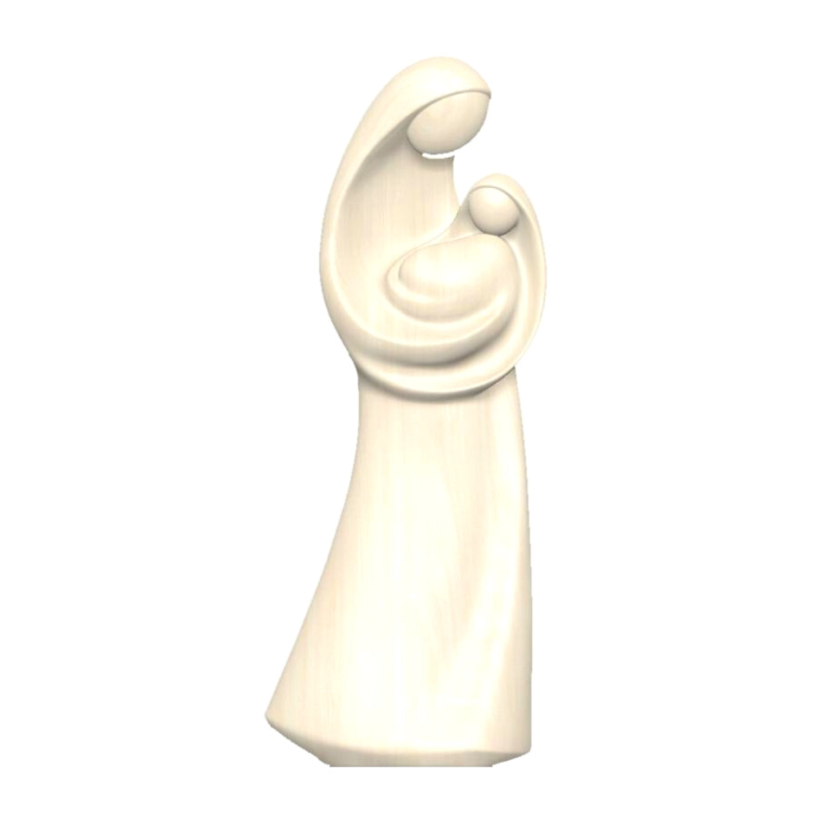 Statua Madonna del Rosario, Madonne con bambino, vendita scultura in legno,  69 cm, Colorato, acquisto sculture in legno