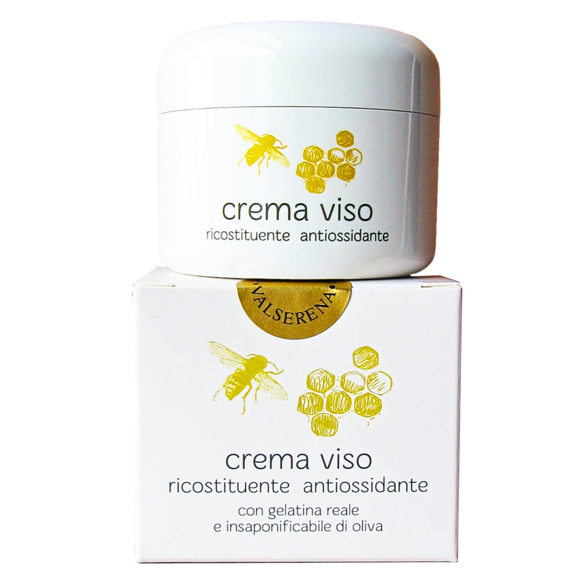 Crema viso ricostituente antiossidante con gelatina reale, 50ml