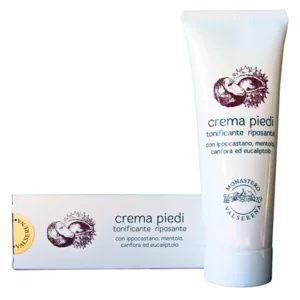 Tonisierende und entspannende Fußcreme Rosskastanie, Menthol, Kampfer, Eukalyptus, 75ml
