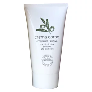 Körpercreme mit Olivenöl, Aloe Vera, Alpha Bisabolo. Format von 150ml.