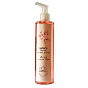 Flüssigseife mit Malvenextrakt mit Rosenduft, 250 ml