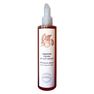 Sapone liquido all'arancio amaro con estratto di malva, 250 ml