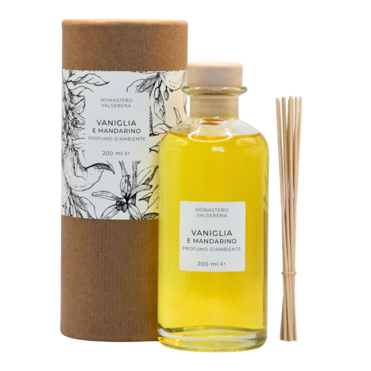 Profumatore per ambiente vaniglia e mandarino, 200ml