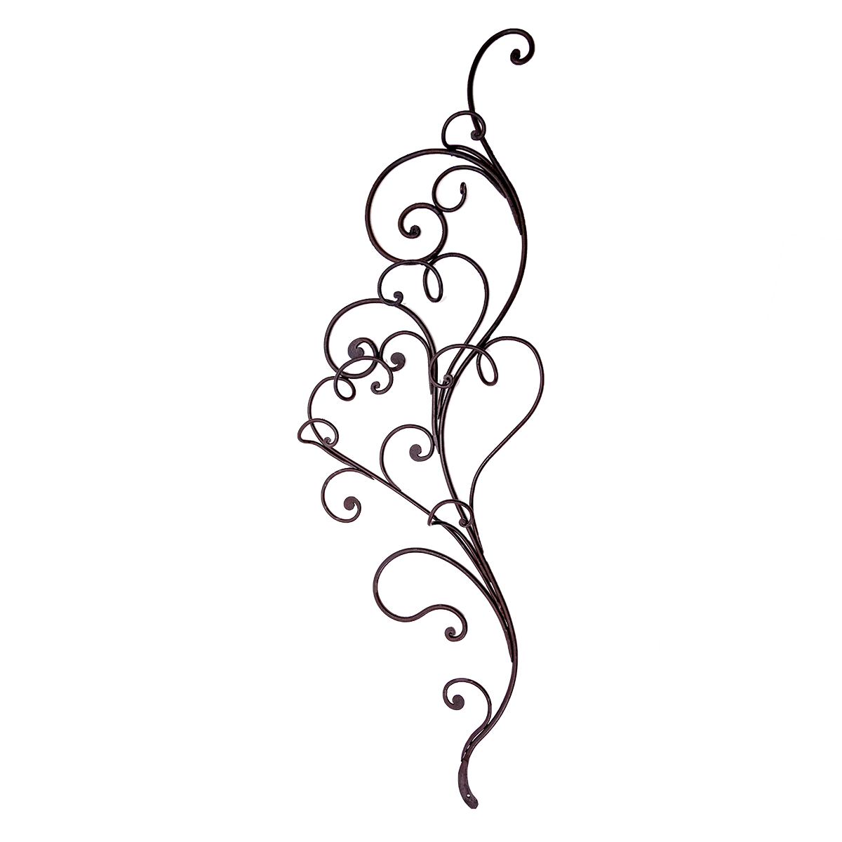 Wandgarderobe aus Schmiedeeisen, 60x20cm