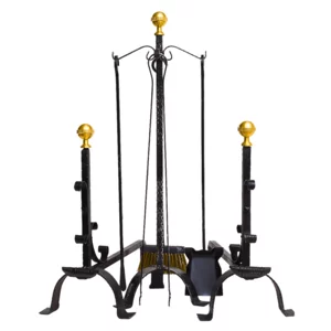 Kompletter Kamin Carlo Pomo geschmiedet 18