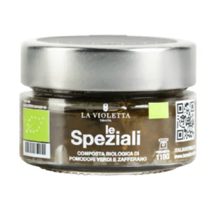 Le Speziali, composta di pomodori verdi e zafferano, 110g