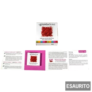 La Giustadose: ricettario e zafferano italiano, 5x10g