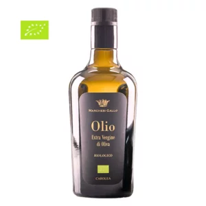 Olio Evo Biologico dei Marchesi Gallo Monocultivar Coratina in bott. da da 500ml