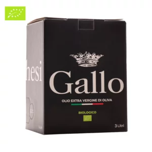 Olio Evo Bio dei Marchesi Gallo Monocultivar Tondina in Bag in box da 3L