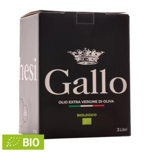 Olio extravergine di oliva Bio Monocultivar Nocellara del Belice in Bag in box, 3L