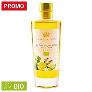 Condimento a base di olio extravergine di oliva Bio aromatizzato al bergamotto, 200ml
