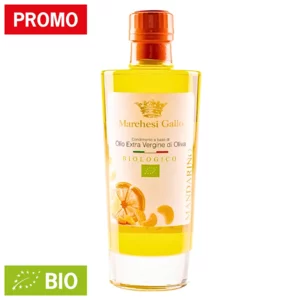 Condimento a base di olio extravergine di oliva Bio aromatizzato al mandarino, 200ml