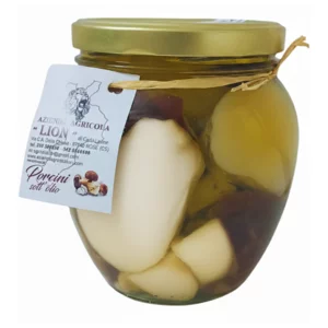 Funghi porcini sott'olio tagliati, 580g
