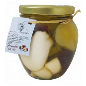 3 kg gehackte Steinpilze in Öl