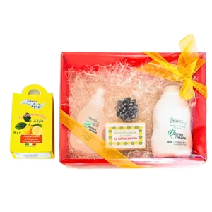 Bergamotte-Weihnachtsbox: Deo, Schaumbad und Seife