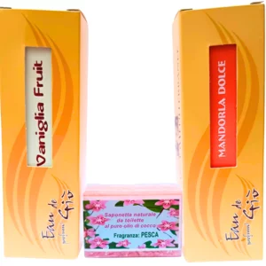 Box profumi donna vaniglia e mandorla, 2x50ml + omaggio