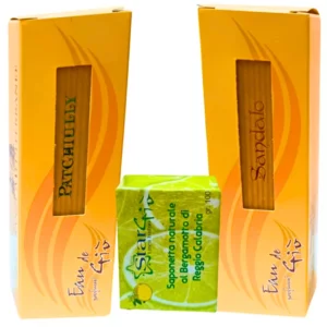 Box profumi unisex sandalo e patchully, 2x50ml + omaggio