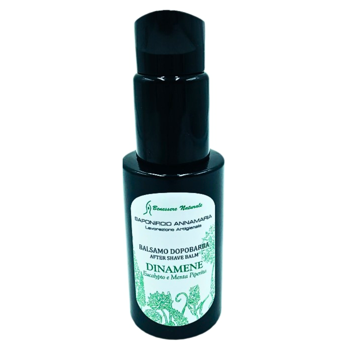 Lozione dopobarba alcolica con eucalypto e menta piperita,  Dinamene,100ml