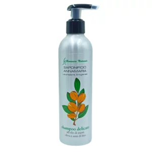 Shampoo per capelli normali con argan, olio evo e semi di lino, 250ml