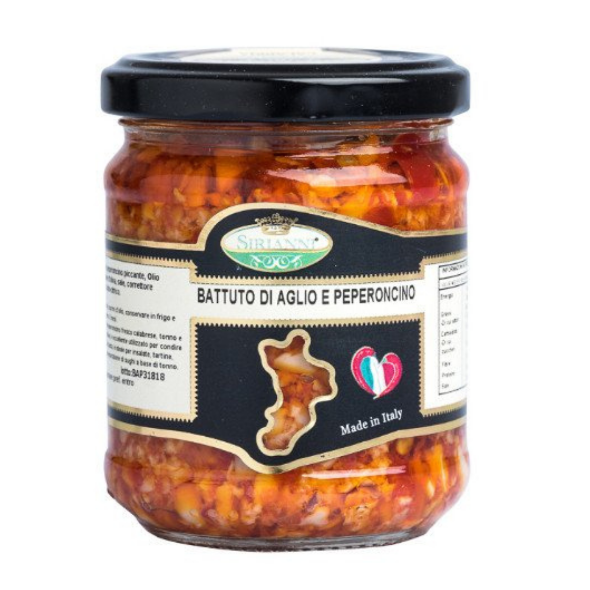 Vendita online Battuto di aglio e peperoncino calabrese, 180g