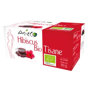 Tisana istantanea a base di Ibisco BIO, 40 bustine da 60g