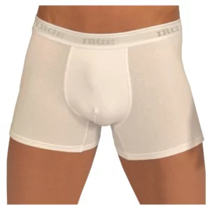 Boxer uomo, cotone bielastico, colore bianco, conf. da 6pz