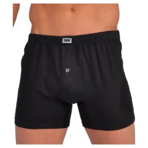 Boxer uomo con bottone, cotone bielastico, colori misti, conf. da 6pz