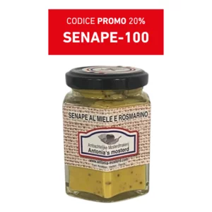 Senape al miele e rosmarino, 200g