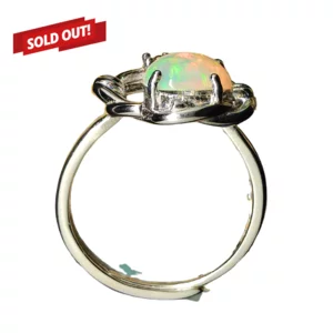 925er Silber Opalring