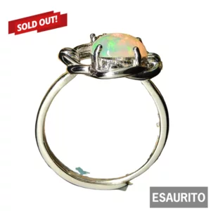 925er Silber Opalring