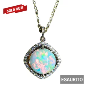 Anhänger aus äthiopischem Opal