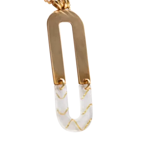 Anhänger aus Gold und Plexiglas