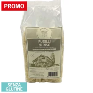 Fusilli di riso, spiga sbarrata  senza glutine, 500g