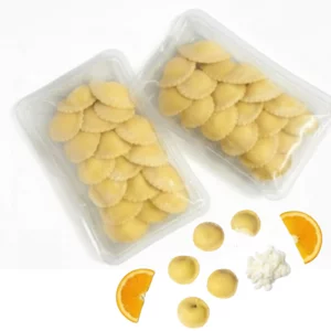 Ravioli dolci sardi con ricotta vaccina, arancia e zucchero, 2x 400g 