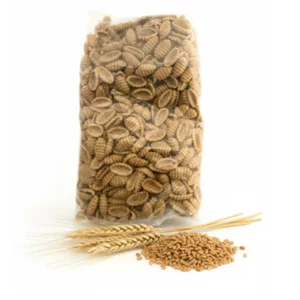 Pâtes complètes Malloreddus, 100 % semoule de blé dur sarde, 500 g