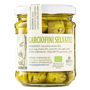 Carciofini selvatici BIO in olio Evo BIO, 200g